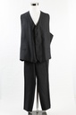 Traje tres piezas negro