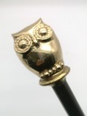 Bastón con pomo de buho