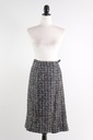 Conjunto abrigo + falda tweed