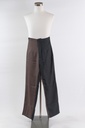 Chaqueta larga bicolor bolsillos tapeta+ pantalón bicolor