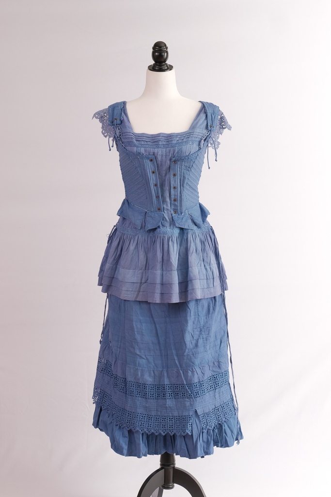 Corset tirantes varilla azul