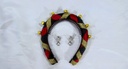 Pendientes corona y circonitas