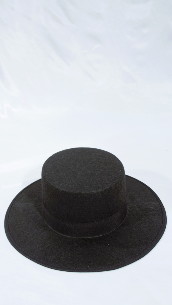 Sombrero cordobés negro
