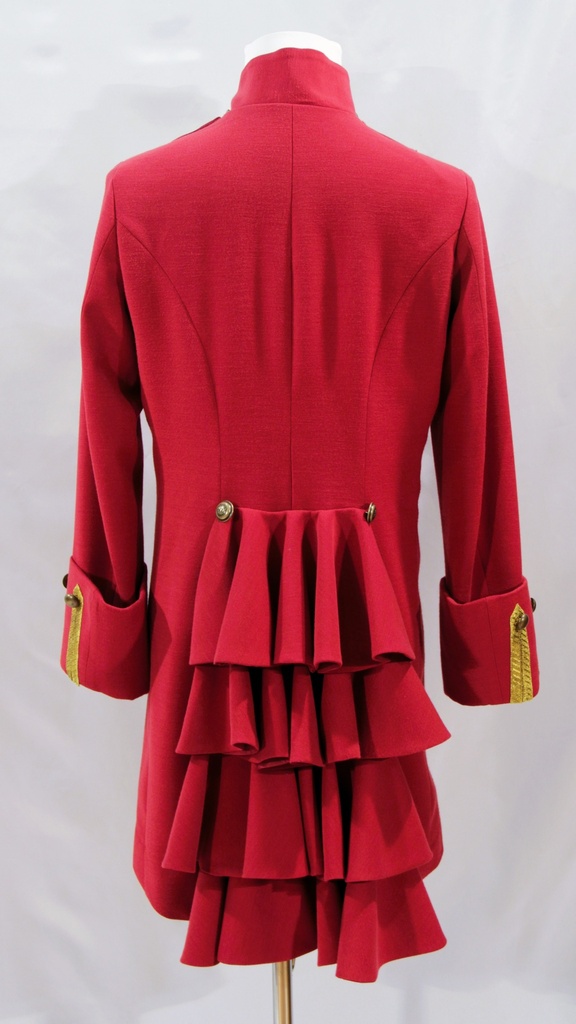 Chaqueta terciopelo rojo