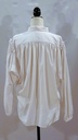 Camisa blanca indumentaria antigua
