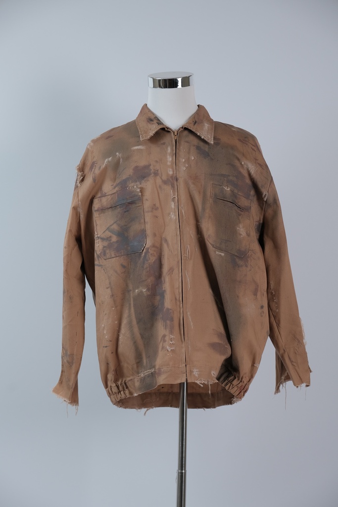 Chaqueta de trabajo cremallera ambientada