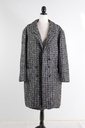 Conjunto abrigo + falda tweed