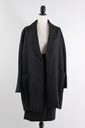 Conjunto chaquetón manga japonesa cuello solapa ancho + falda