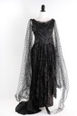 Conjunto cuerpo y falda negro  