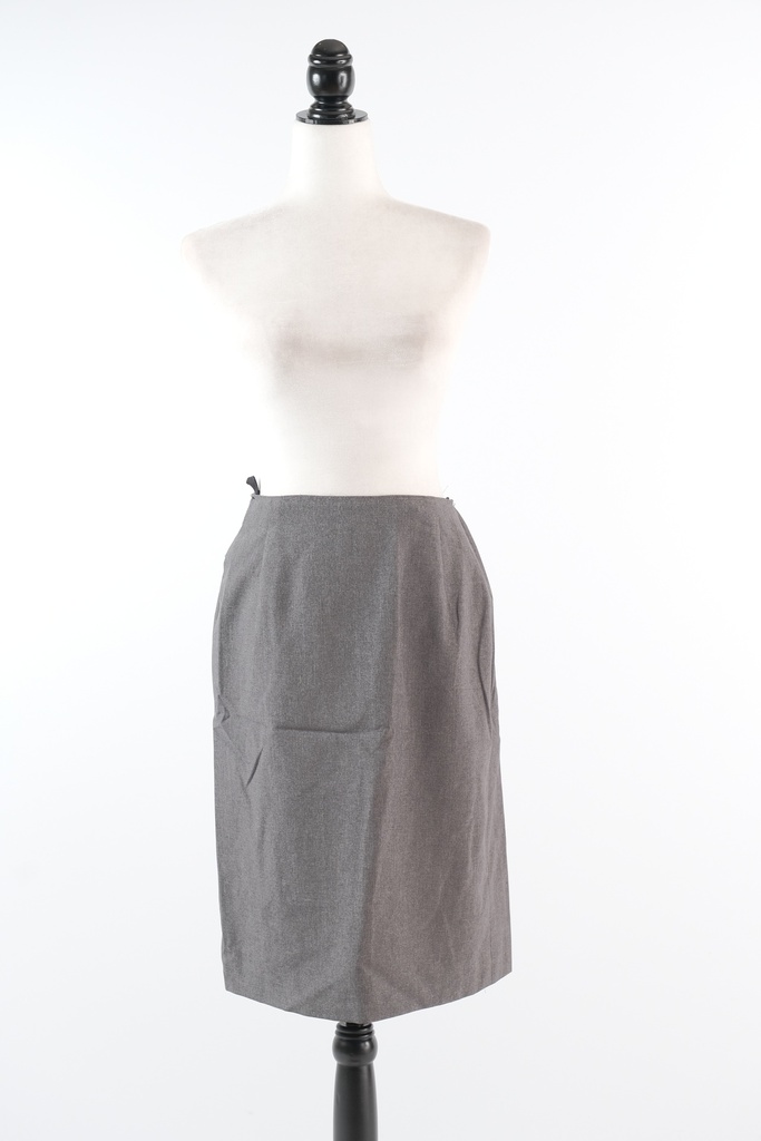 Falda cruzada gris