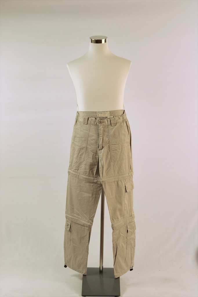 Pantalón cargo trabajo color hueso