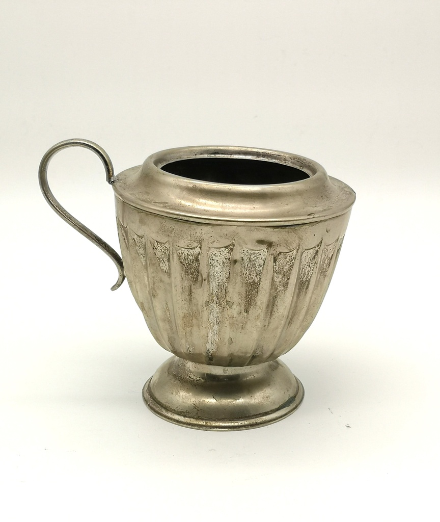 Azucarero de metal (plateado)