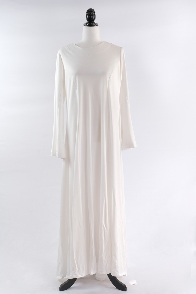 Vestido tipo saya punto blanco