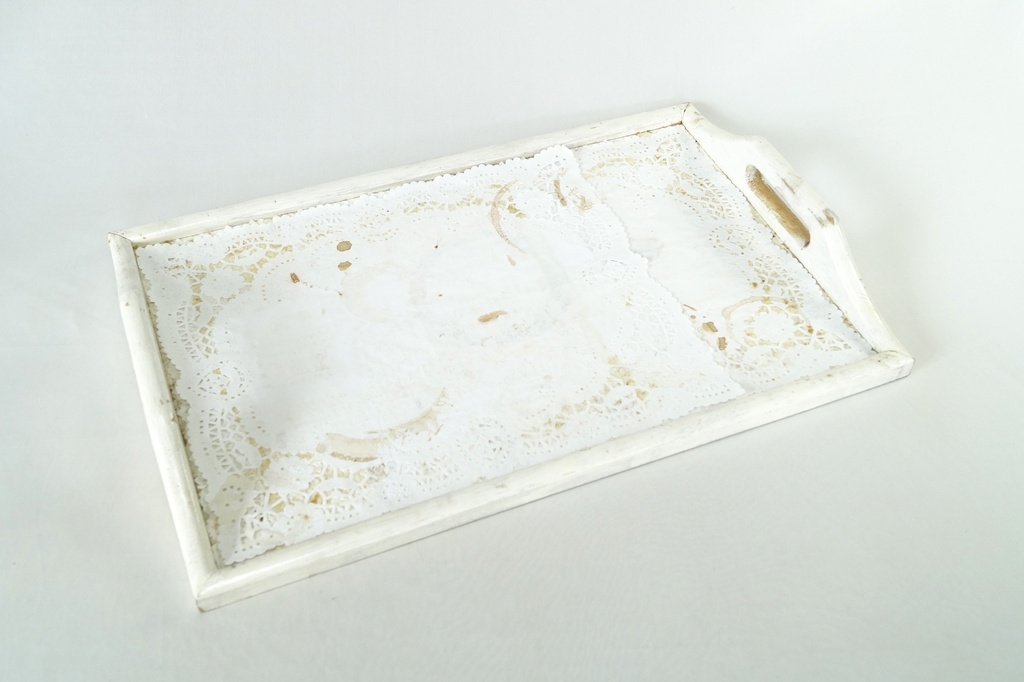 Bandeja de servicio de madera