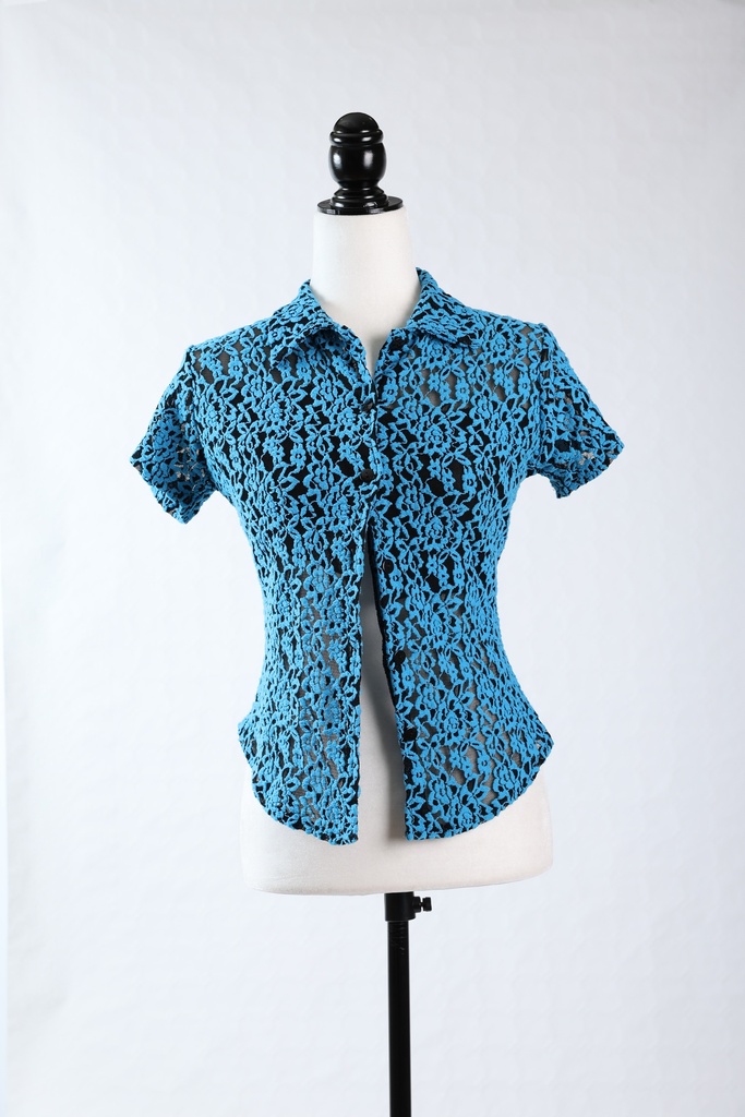 Camisa M/C encaje elástica