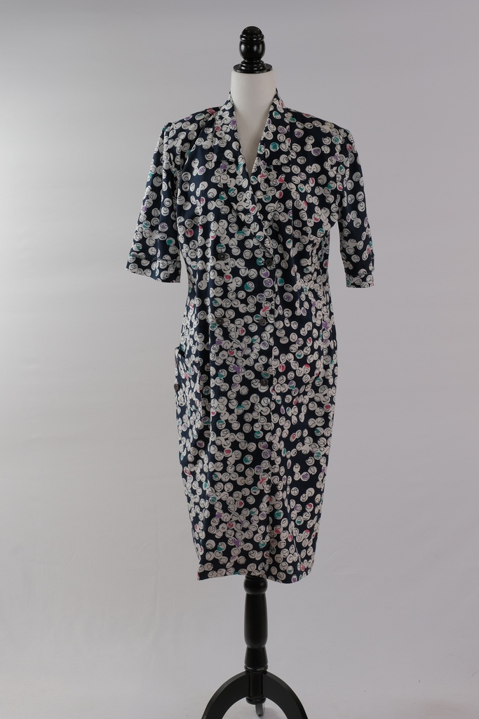 Vestido verano pueblo cruzado estampado
