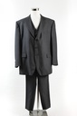 Traje tres piezas negro