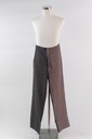 Pantalón bicolor gris oscuro y negro