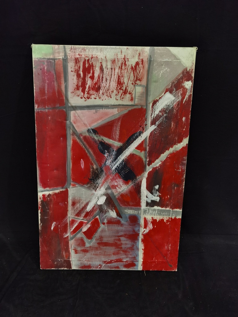 Lienzo pintado abstracto (Bohardilla 1)