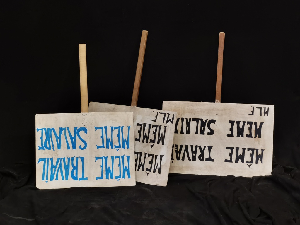 Letrero pancarta