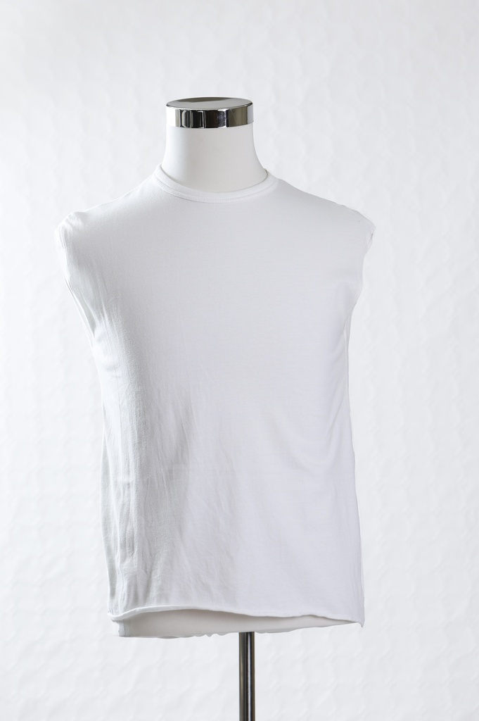 Camiseta sin mangas blanco