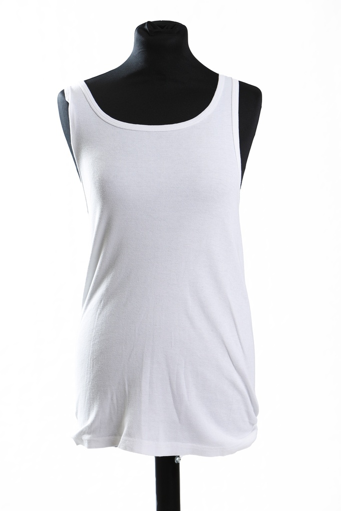 Camiseta tirantes blanco algodón