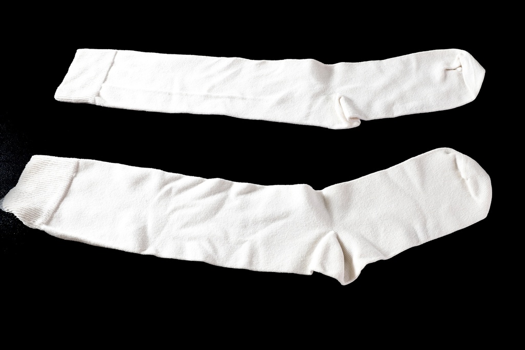 Calcetines altos blanco
