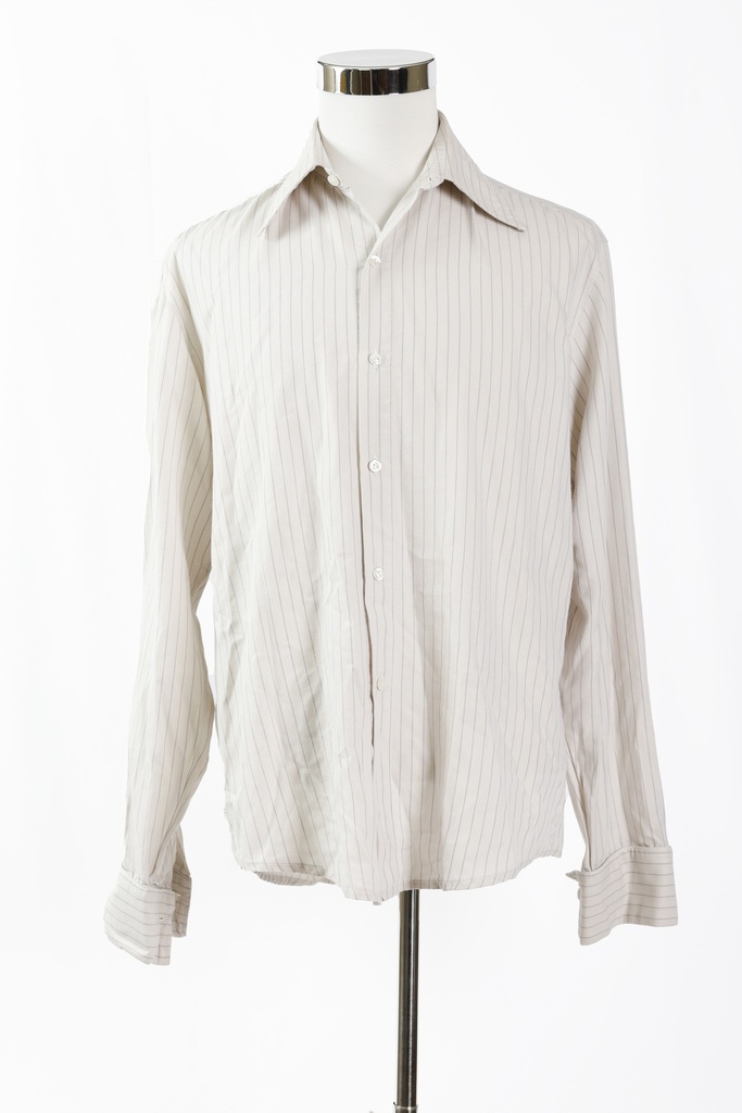 Camisa crudo raya fina