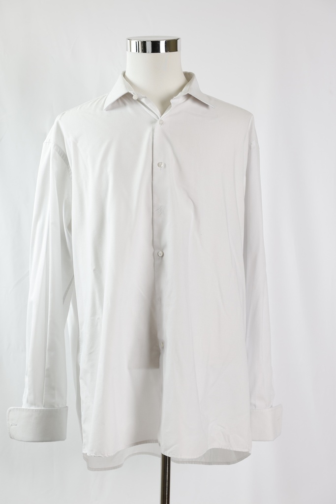 Camisa de vestir blanco manga larga