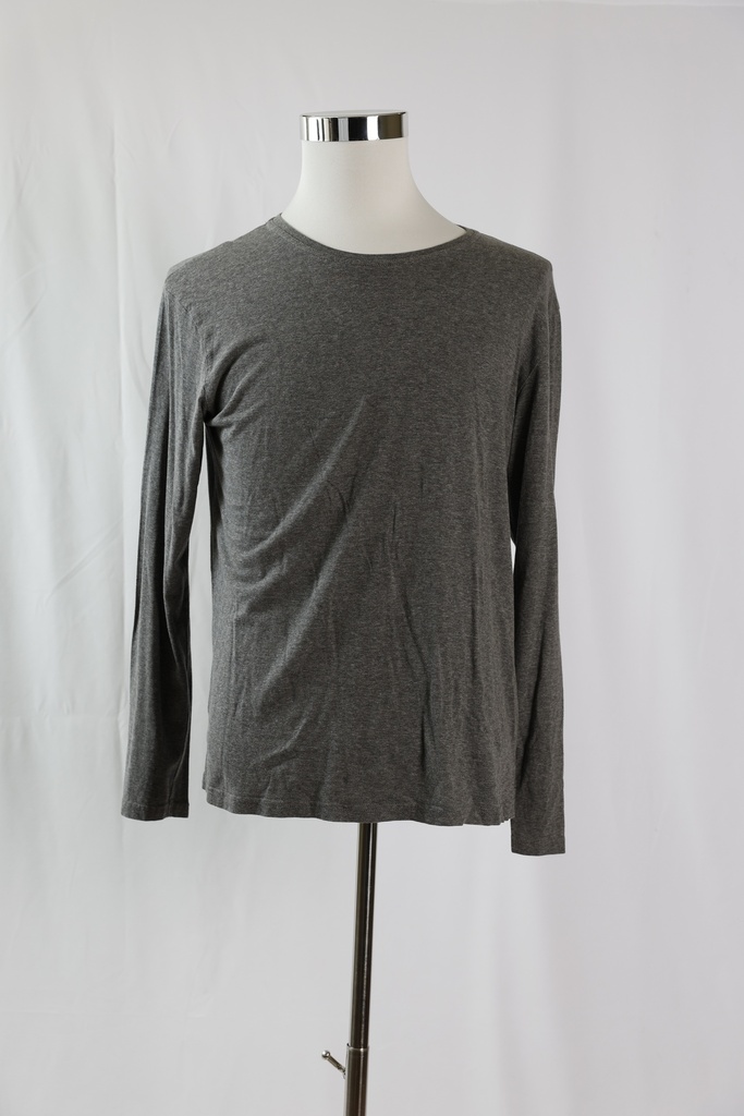 Camiseta manga larga gris