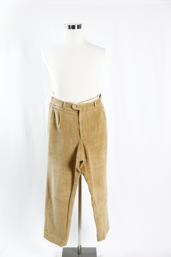 Pantalón pana camel hombre