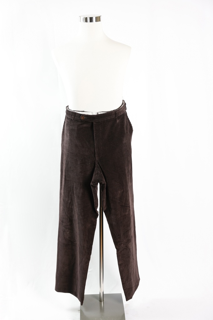 Pantalón pana marrón oscuro
