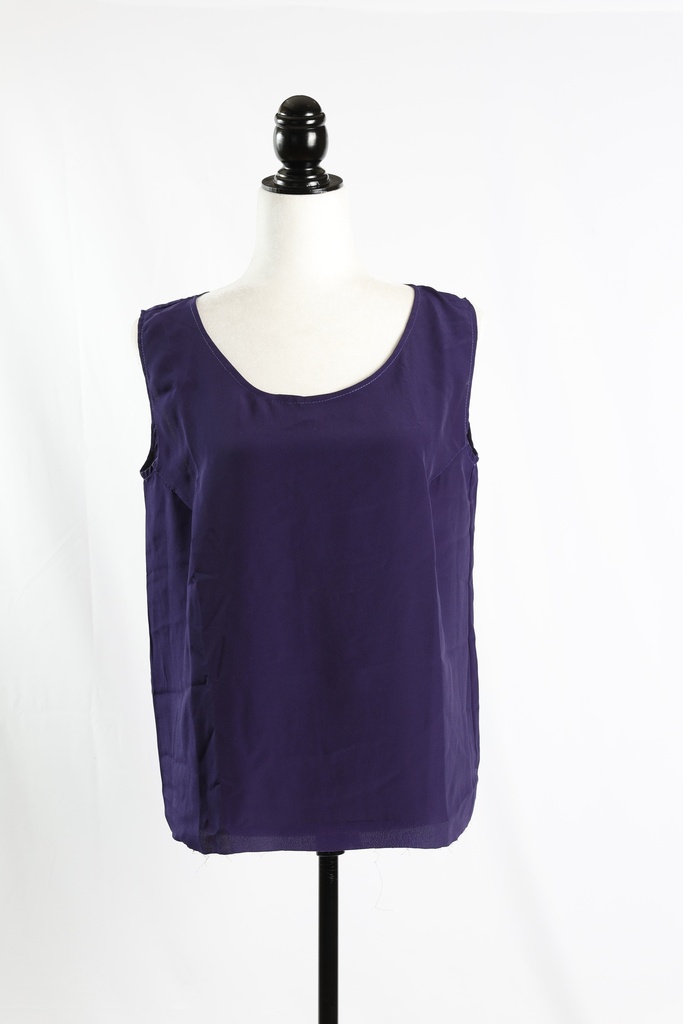 Blusa sin mangas morado