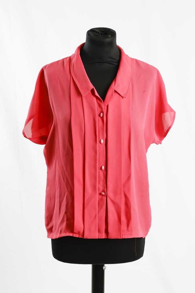 Blusa fucsia manga corta
