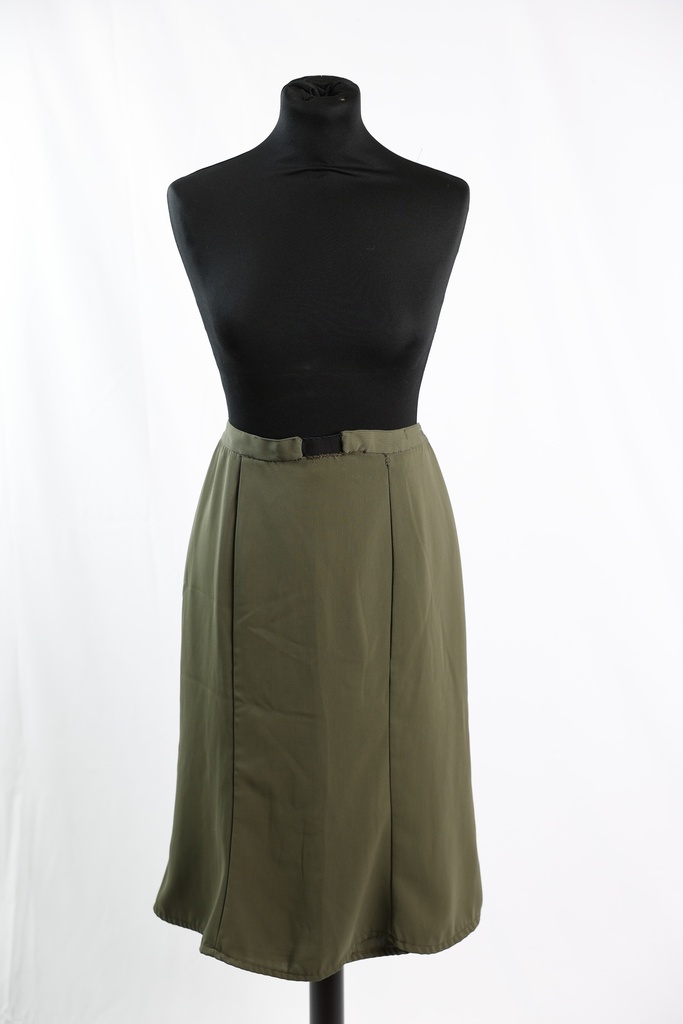 Falda tafeta verde