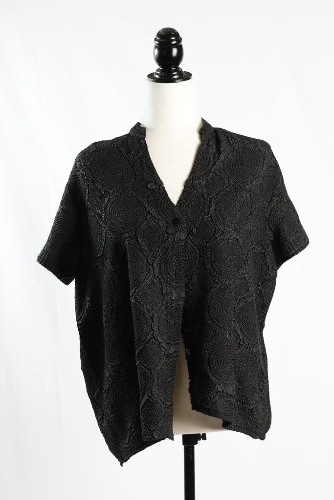 Camisa negro manga corta