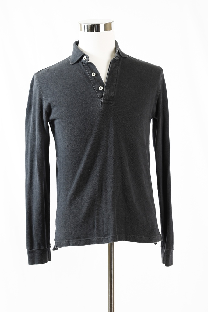 Polo negro manga larga