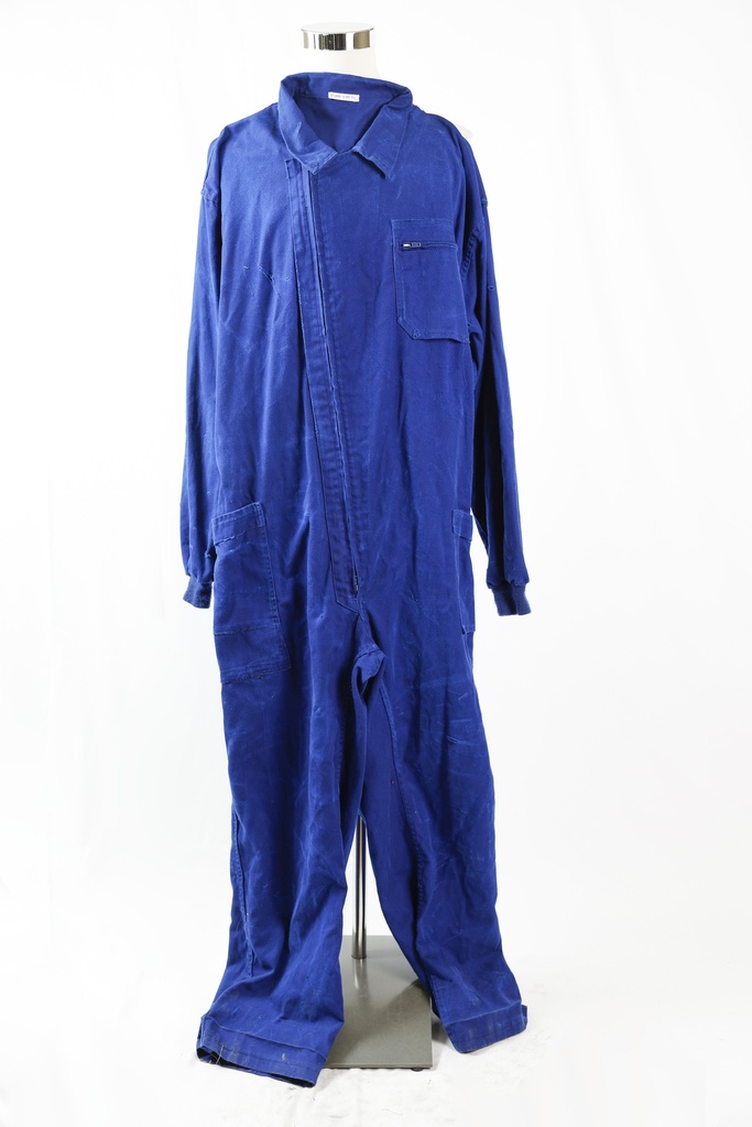 Mono trabajo azul