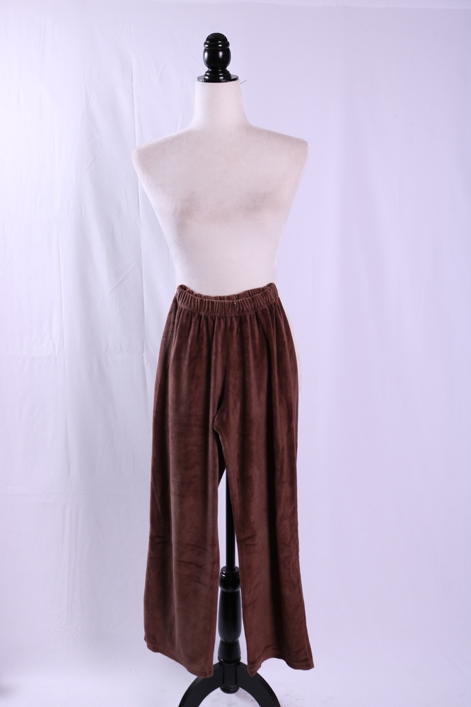 Pantalón tipo chandal de deporte color oliva oscuro