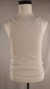 Camiseta tirante canalé blanco (Jorge)