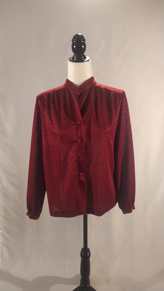Blusa manga larga devoré punto(sobrante)