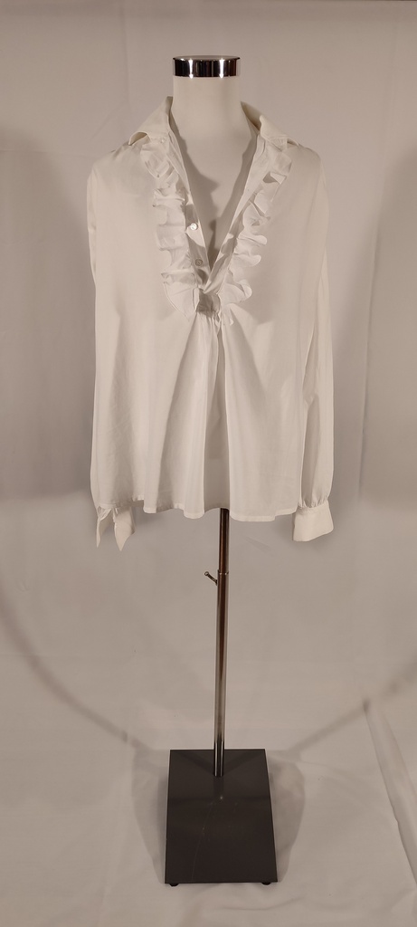 Camisa de época blanca con chorreras (Paquiro)