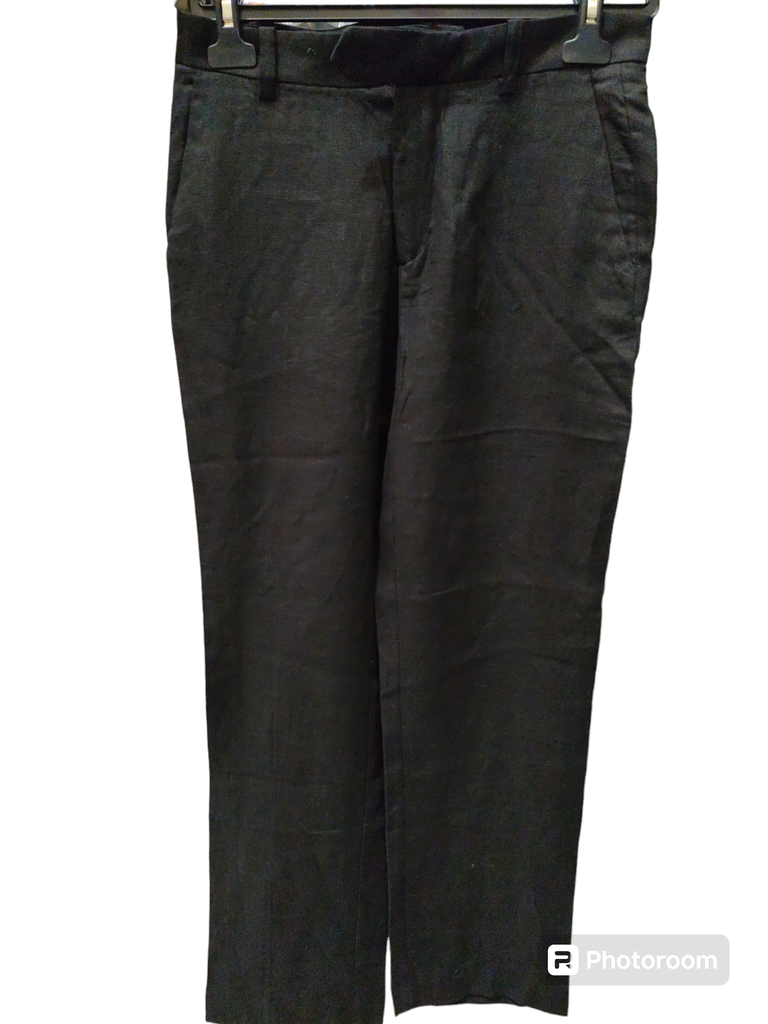 Pantalón negro chino lino