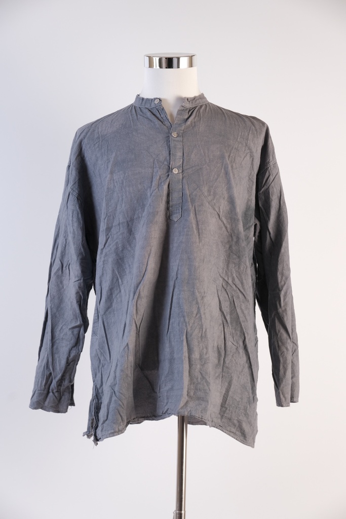 Camisa algodón M cuello mao