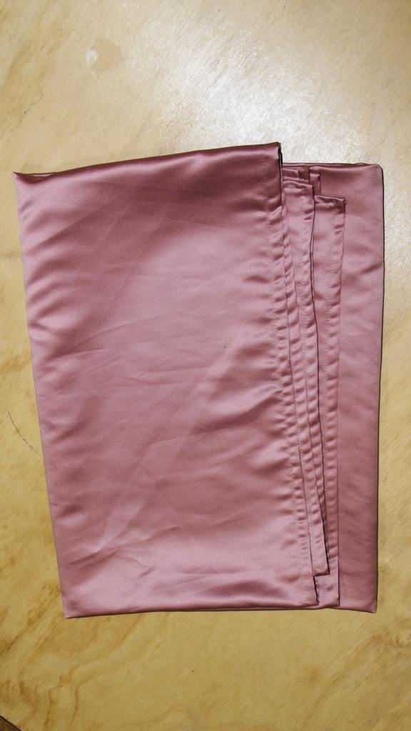 Tela satén rosa palo