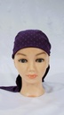 Pañuelo morado con puntos lila