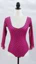 Body tul morado lunar negro