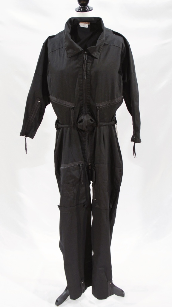Mono negro cremalleras