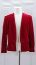 Chaqueta corta terciopelo rojo