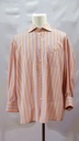 Camisa rayas naranja azul y violeta